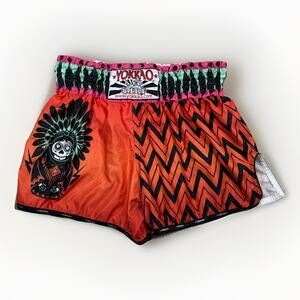 YOKKAO the Santa Muerte Carbonfit Muy Thai MMA Boxing Shorts Size XXL 2XL